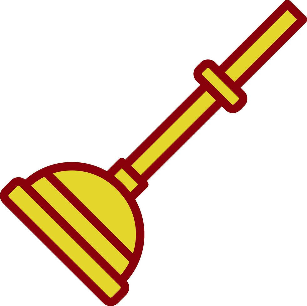 Plunger Vector Icon Design