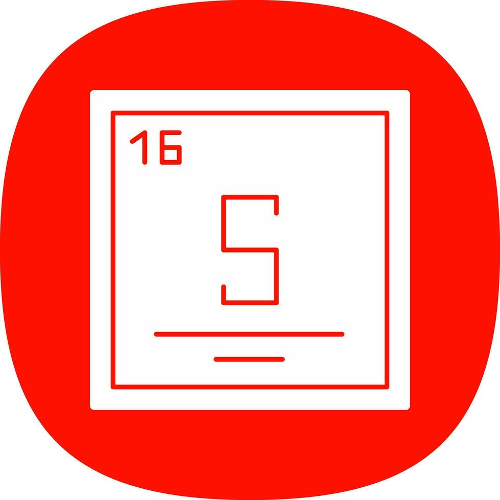Sulfur Vector Icon Design