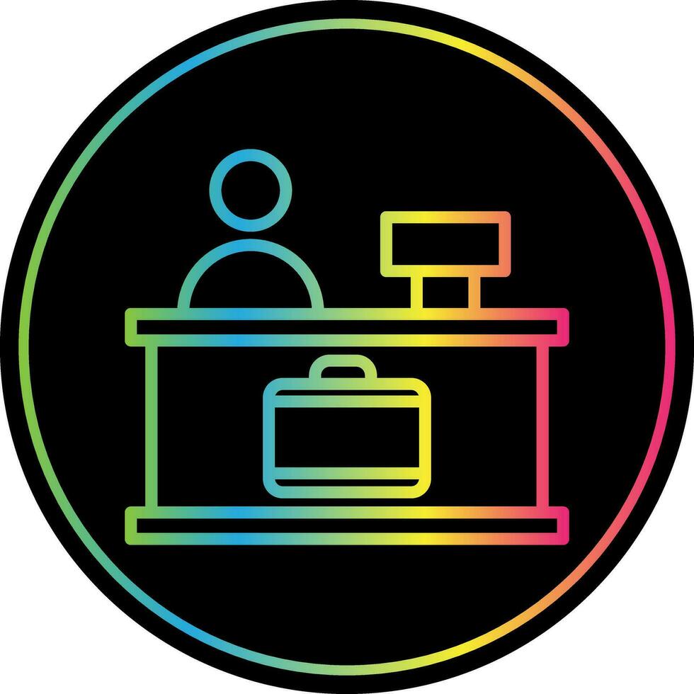 Check-in Vector Icon Design