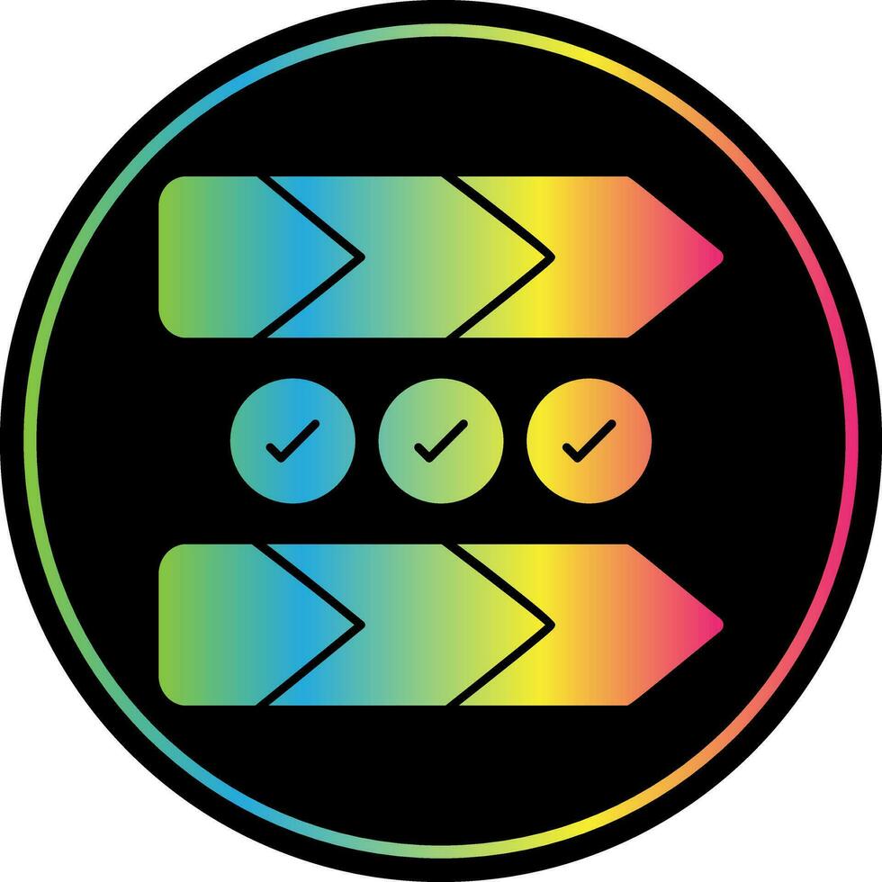Value chain Vector Icon Design
