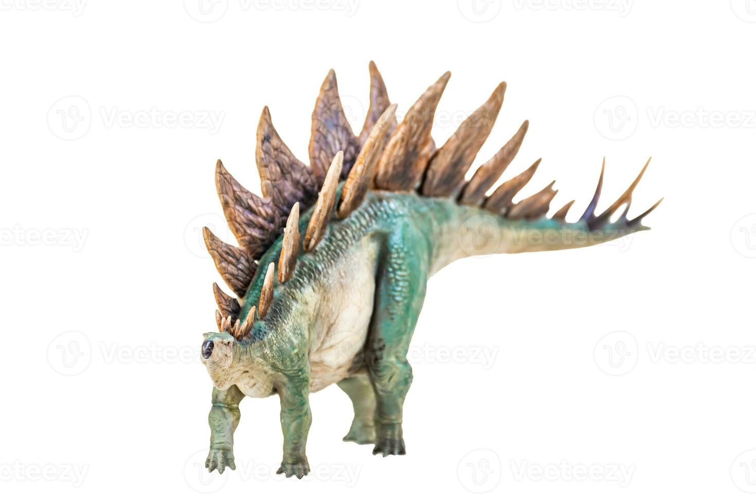 dinosaurio , estegosaurio en aislado antecedentes foto