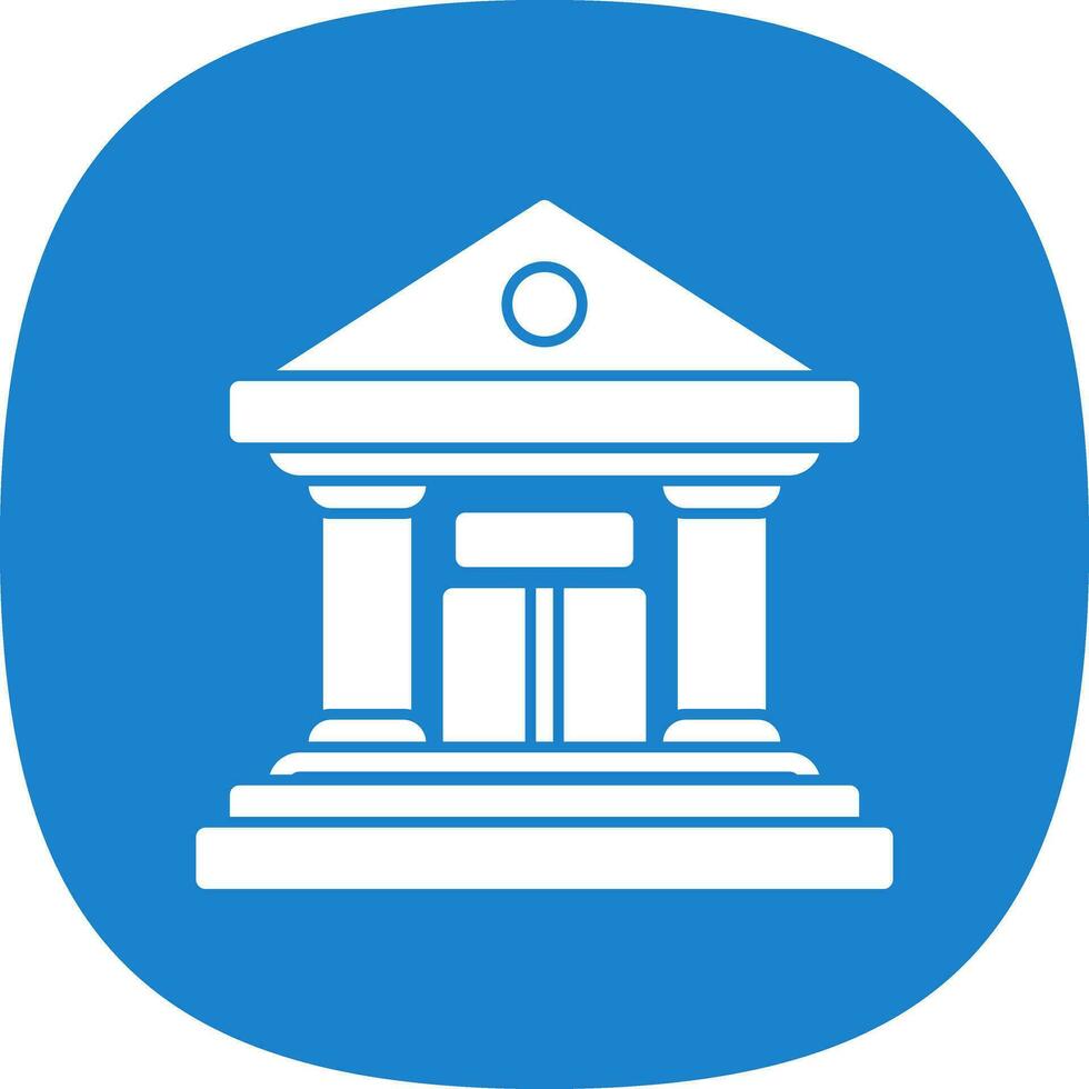 Courthouse Vector Icon Design