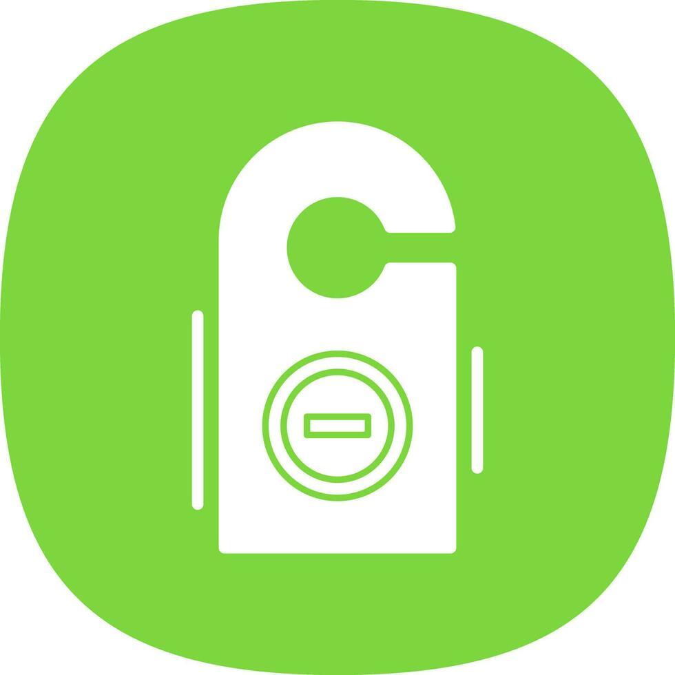 Do not disturb Vector Icon Design