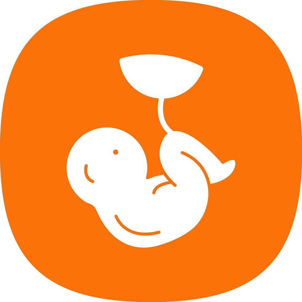 Fetus Vector Icon Design