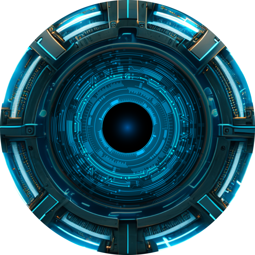 Modern Technology Eye Cybersecurity Crop-out png