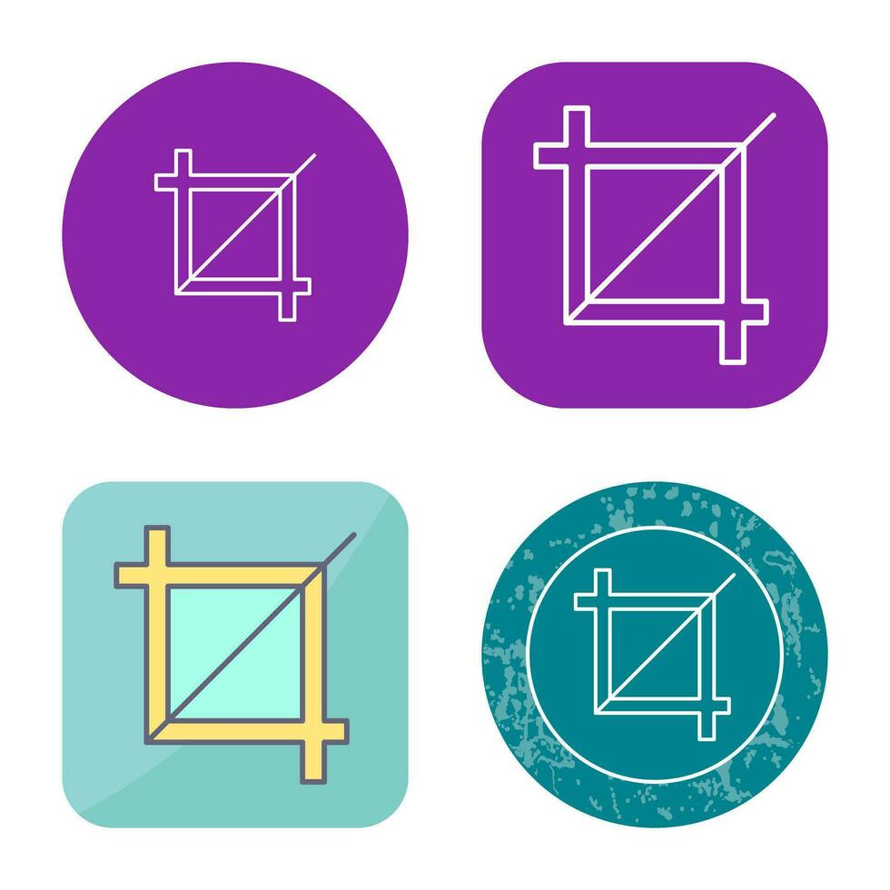Unique Crop Vector Icon