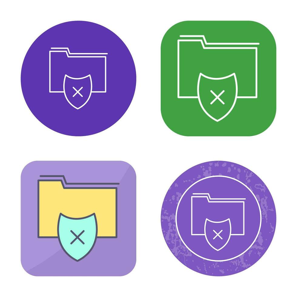Vulnerable Folder Vector Icon