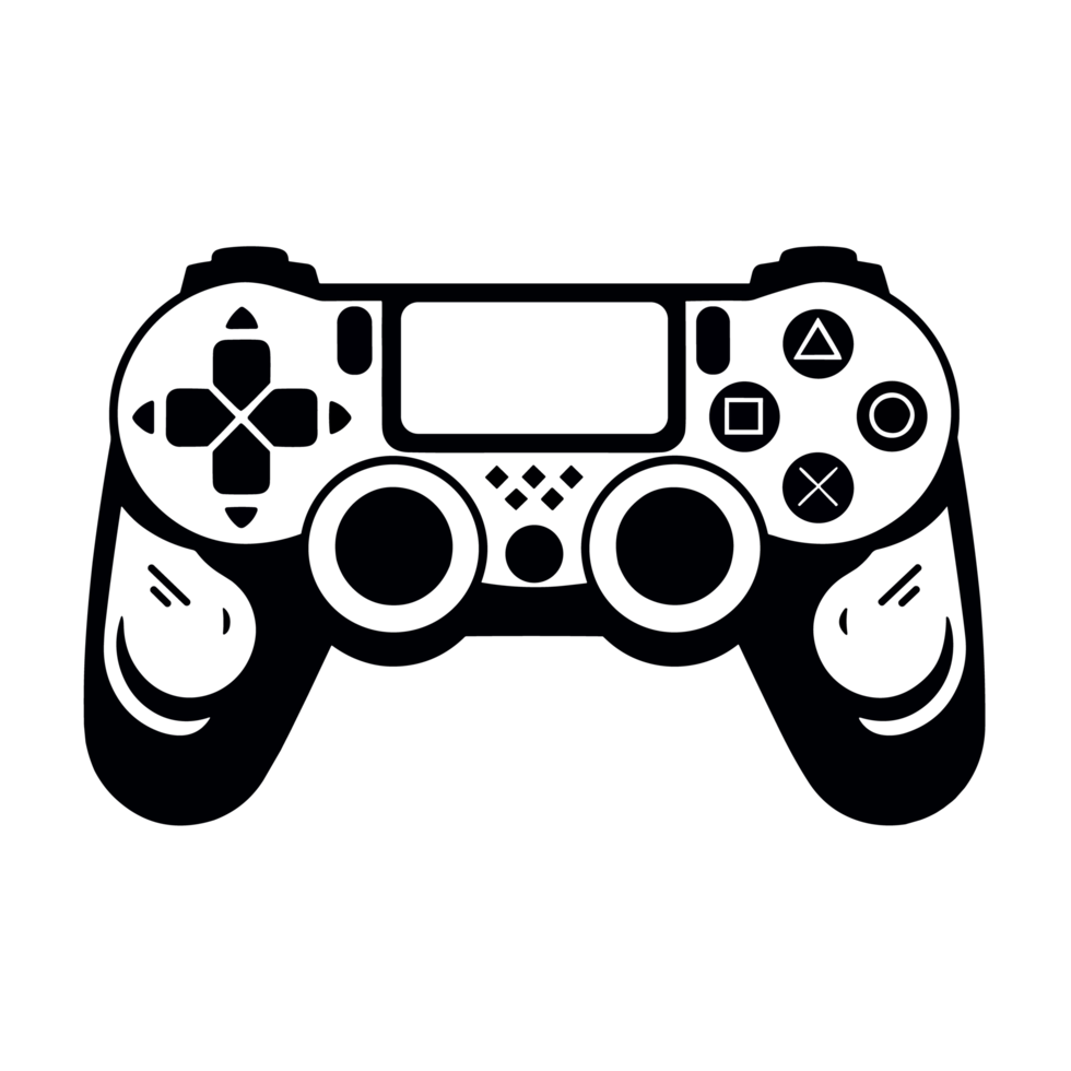 Gaming Controller Silhouette - png