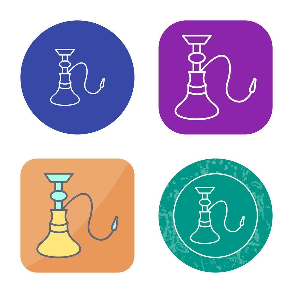 Unique Hookah Vector Icon