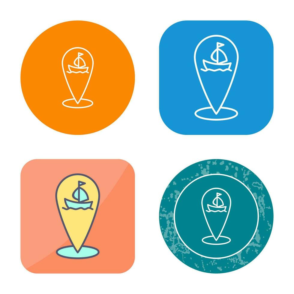 Shipping Location Vector Icon