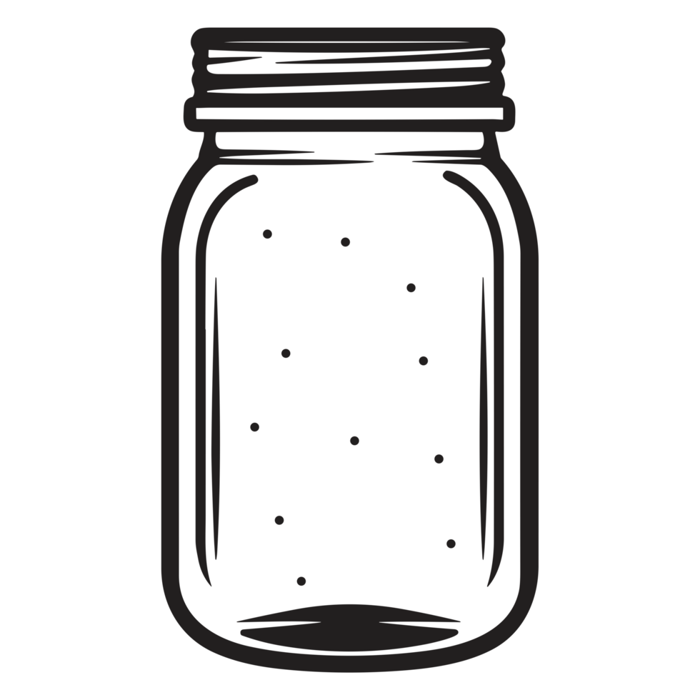 Beautiful Jar Silhouette - png