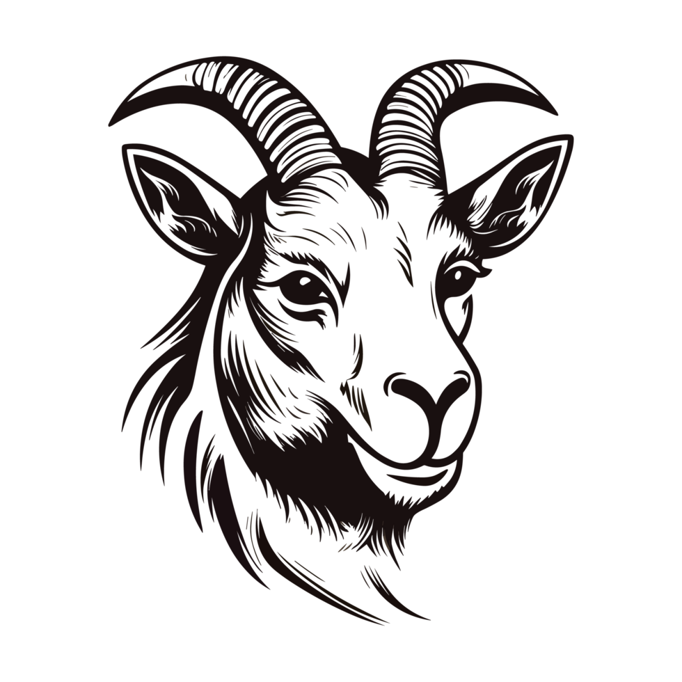 Goat Silhouette - png