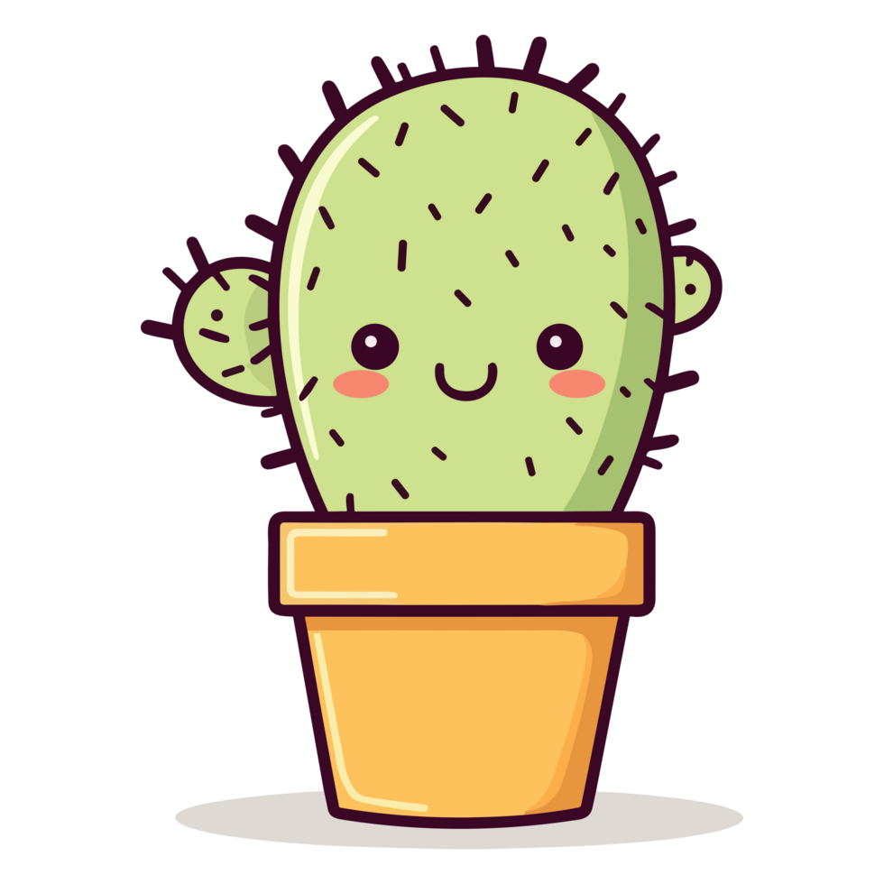 Beautiful Cactus - Generative Ai png