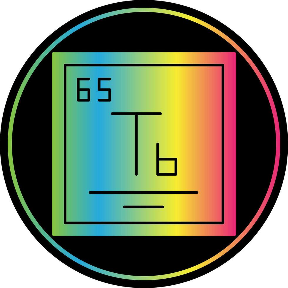 Terbium Vector Icon Design