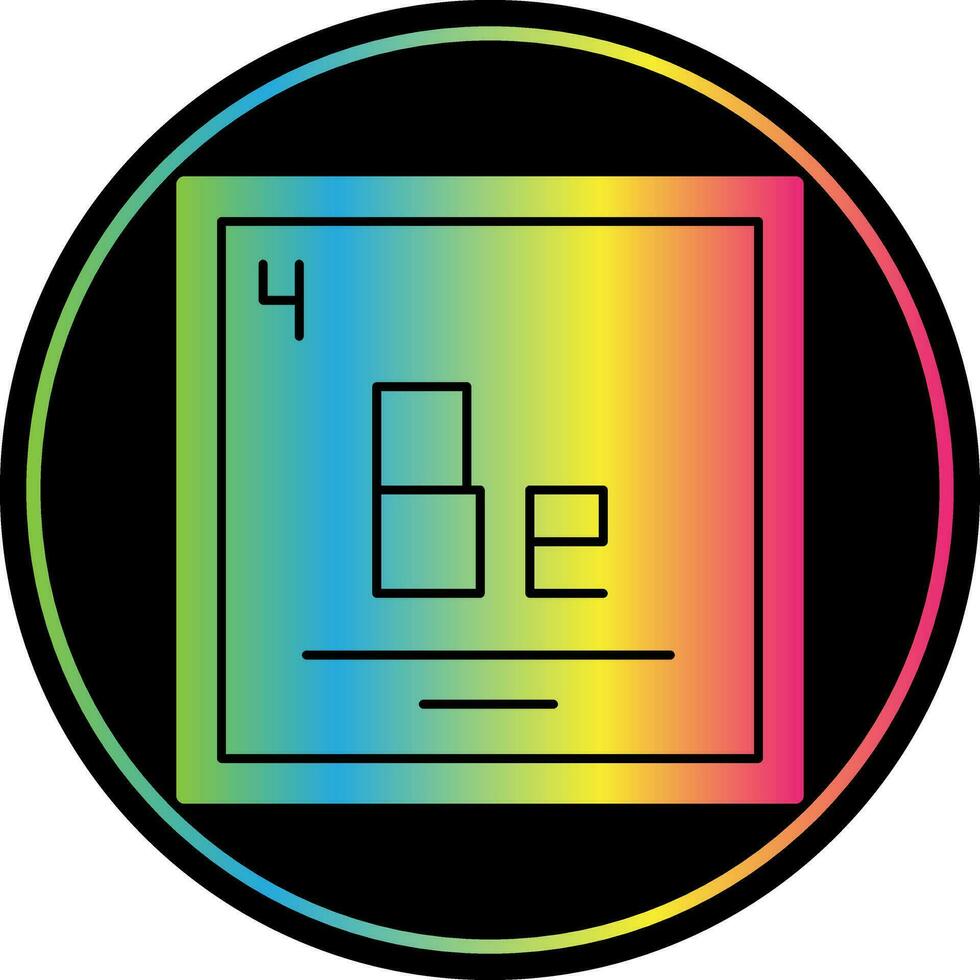 Beryllium Vector Icon Design