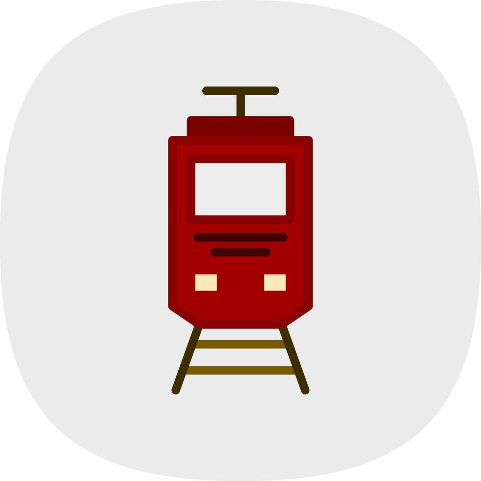 diseño de icono de vector de tren