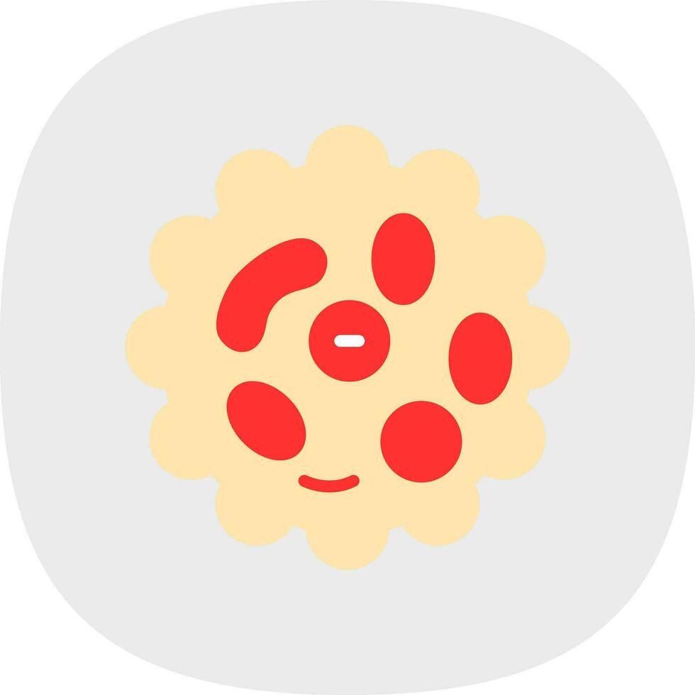 White blood cell Vector Icon Design