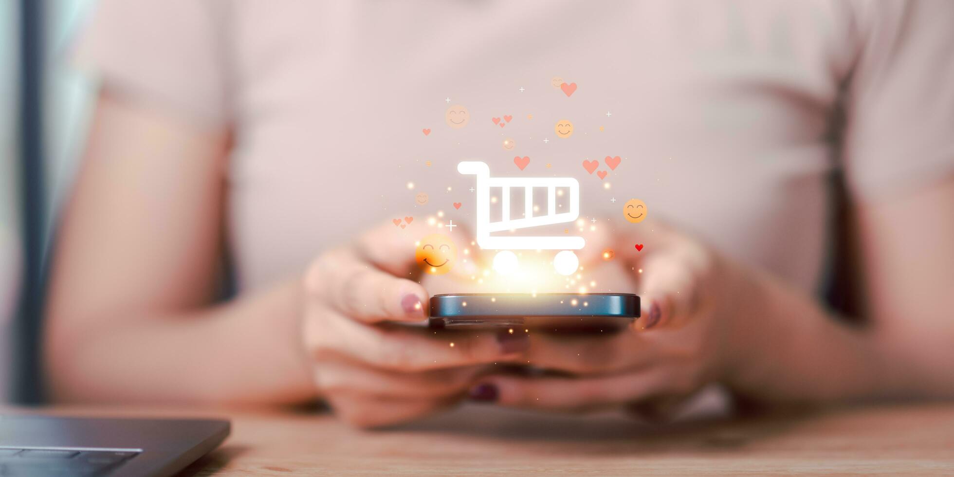 consumers opinion, and rated their satisfaction ,rate and review them online ,evaluation business success ,Customer Experience Survey ,Services and Products and  Engagement ,online shopping photo