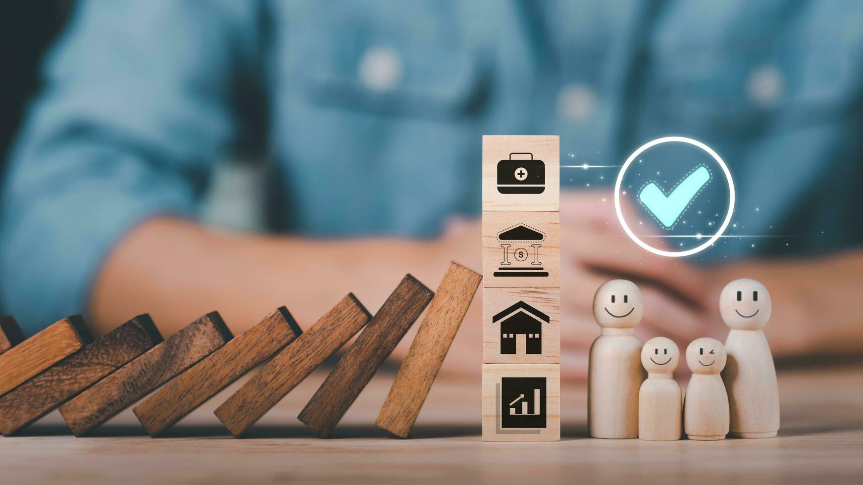 Concepts of risk management and management in finance, investment, health and insurance ,financial balance ,Business Investment Feasibility Assessment ,protection of business interests photo