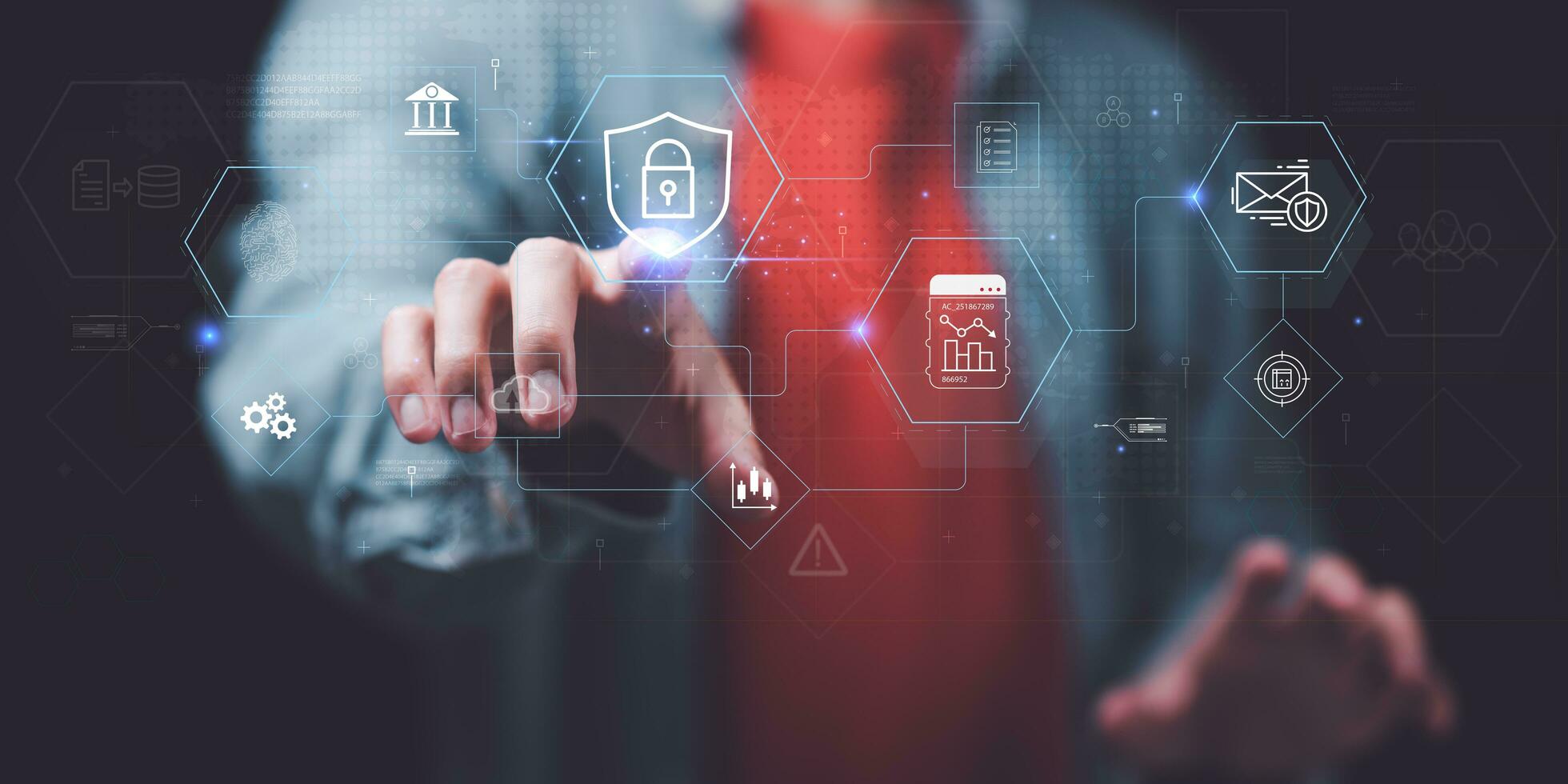 Data protection concept and secure internet security access ,cyber security technology ,Login to the online database with your username and password ,Protecting data from theft ,data security photo