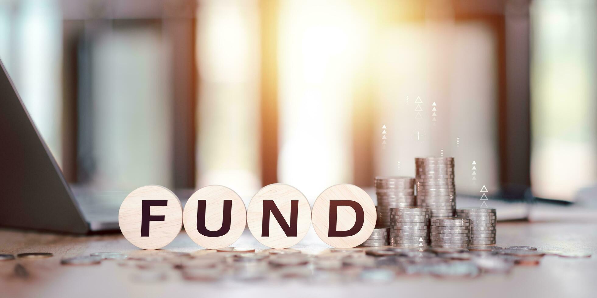 Retirement fund concept,financial and saving money ,investment savings ,Planning savings for future,financial preparation ,future risk management ,money growth and interest ,Senior assets and pensions photo