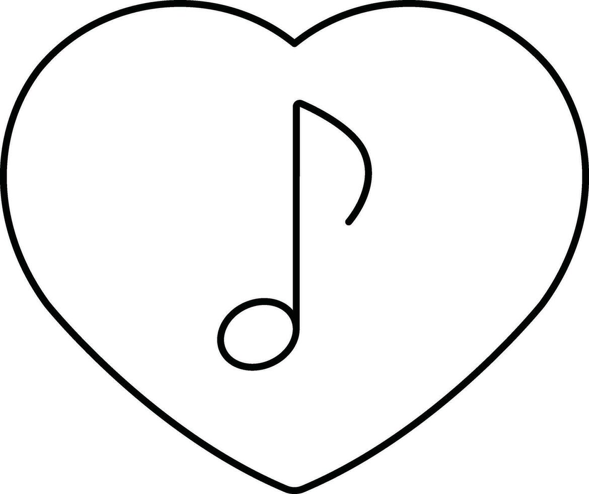 favorite-song-or-music-icon-in-line-art-25075918-vector-art-at-vecteezy