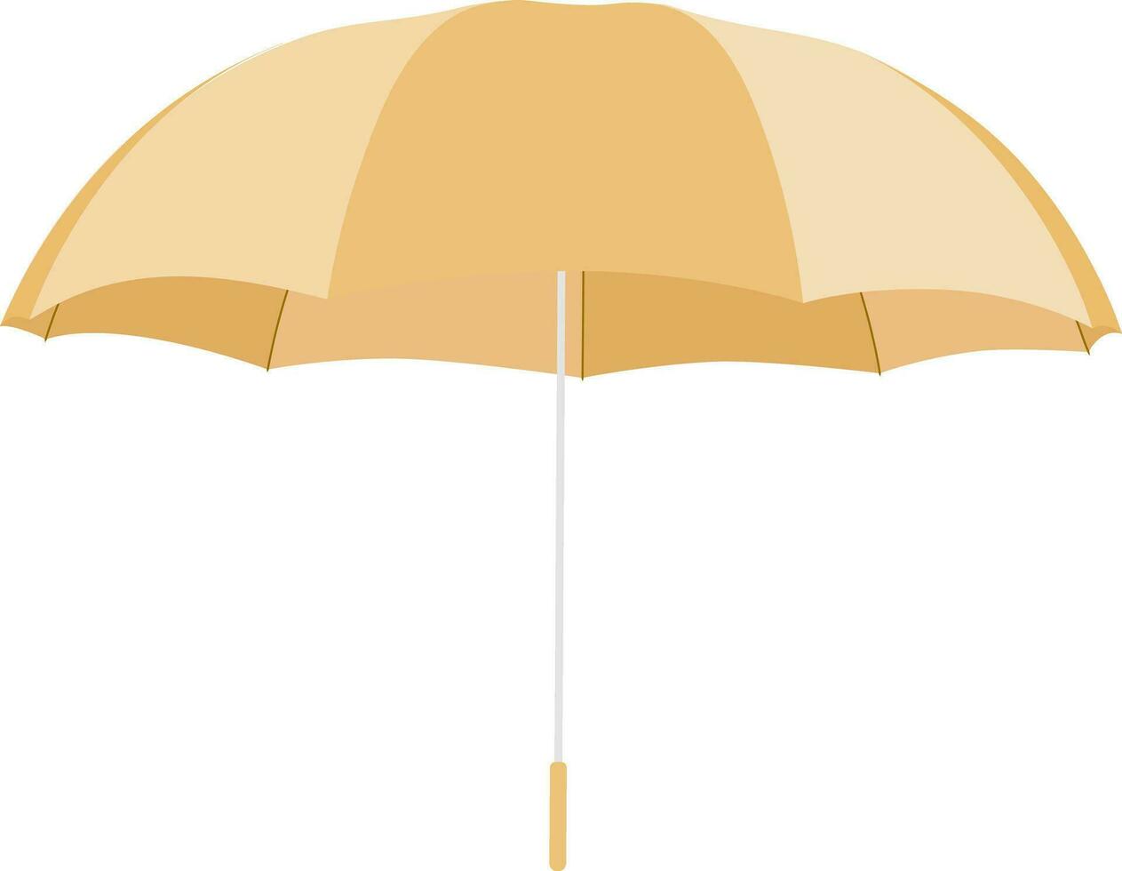 Flat illustration of a beautiful umbrella. vector
