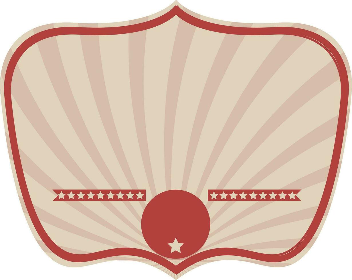 Vintage sticker, tag or label design. vector