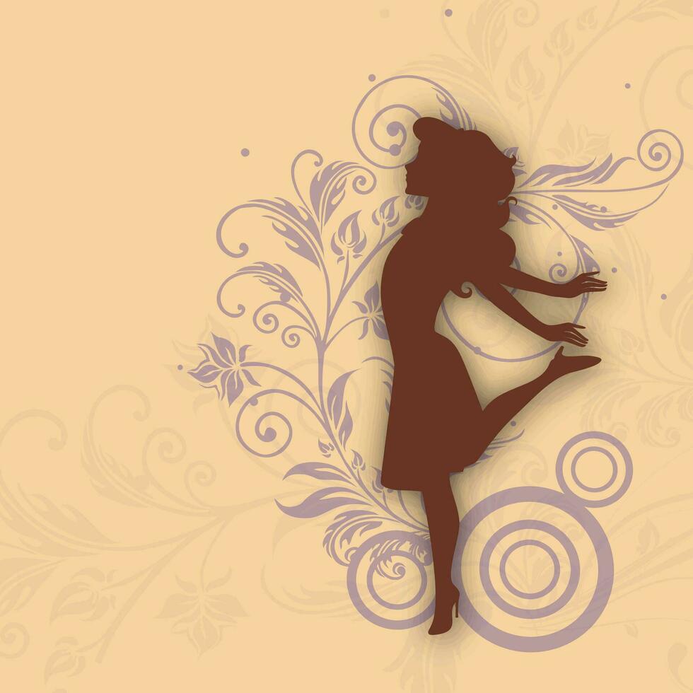 Happy Women's Day celebration design. vector