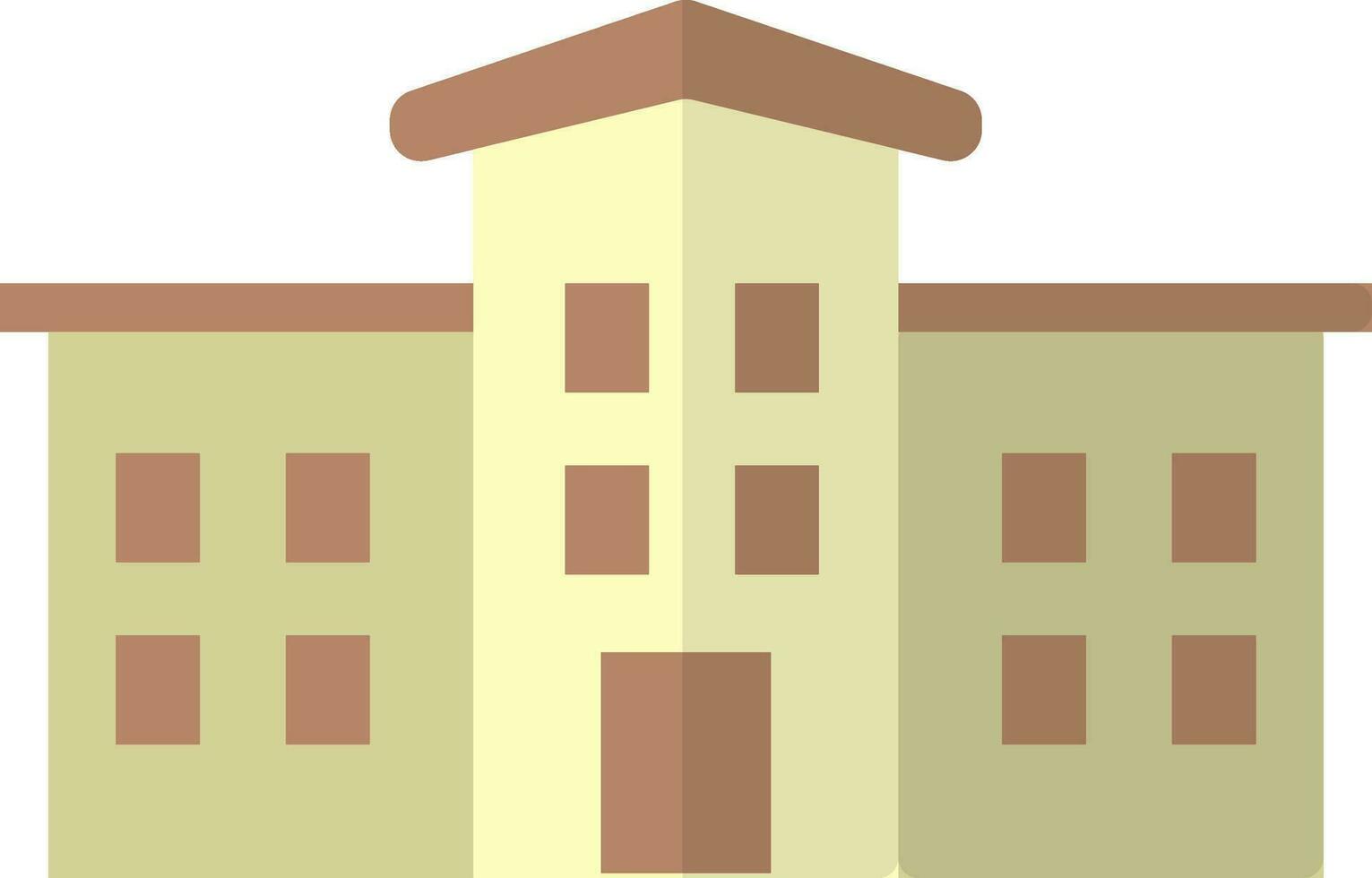 Vector illustration school building.