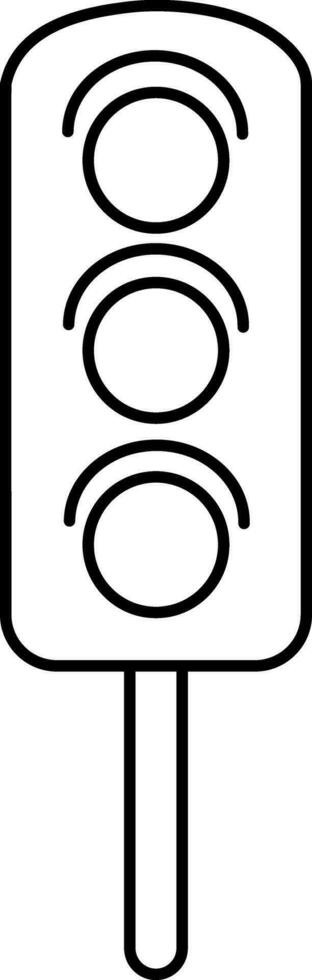 Vector Traffic Light sign or symbol.