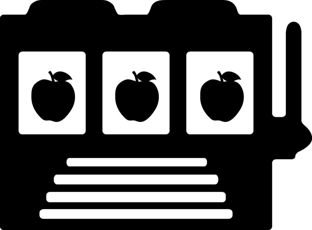 Vector slot machine icon. 25076585 Vector Art at Vecteezy