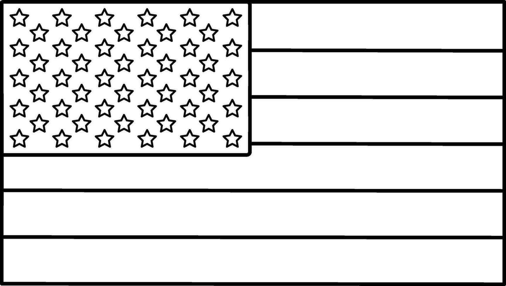 American Flag design in flat style. 25077622 Vector Art at Vecteezy