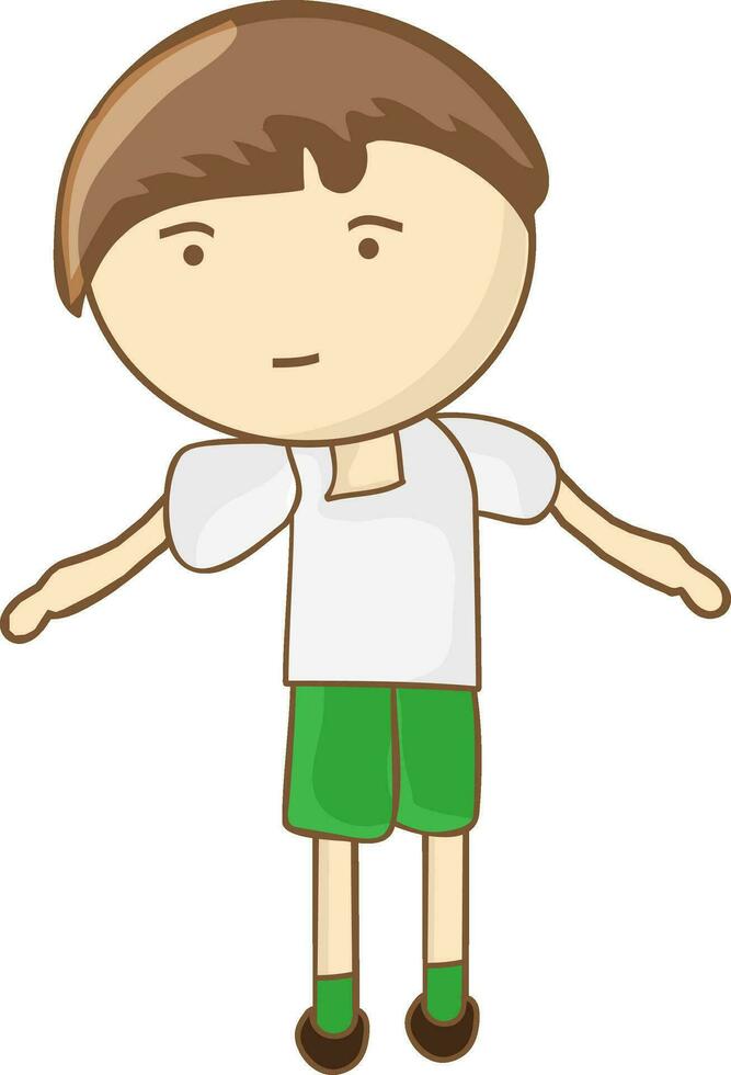 Cartoon character of a boy. vector