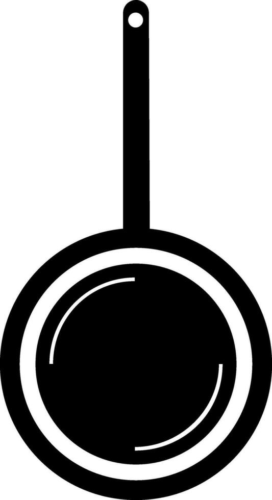 Black and white pan. vector