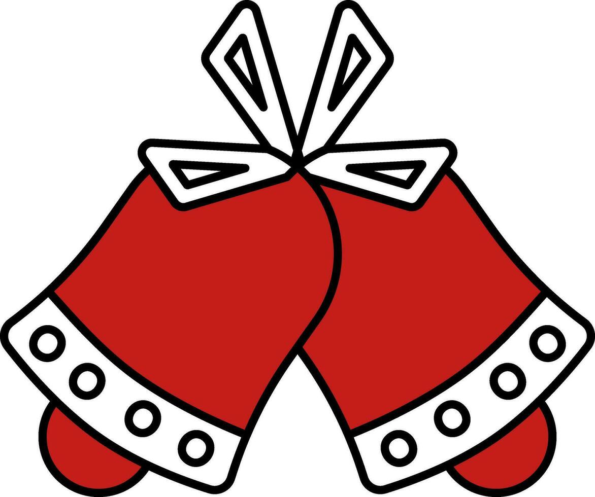 campana, Navidad, fiesta icono, cascabeleo vector