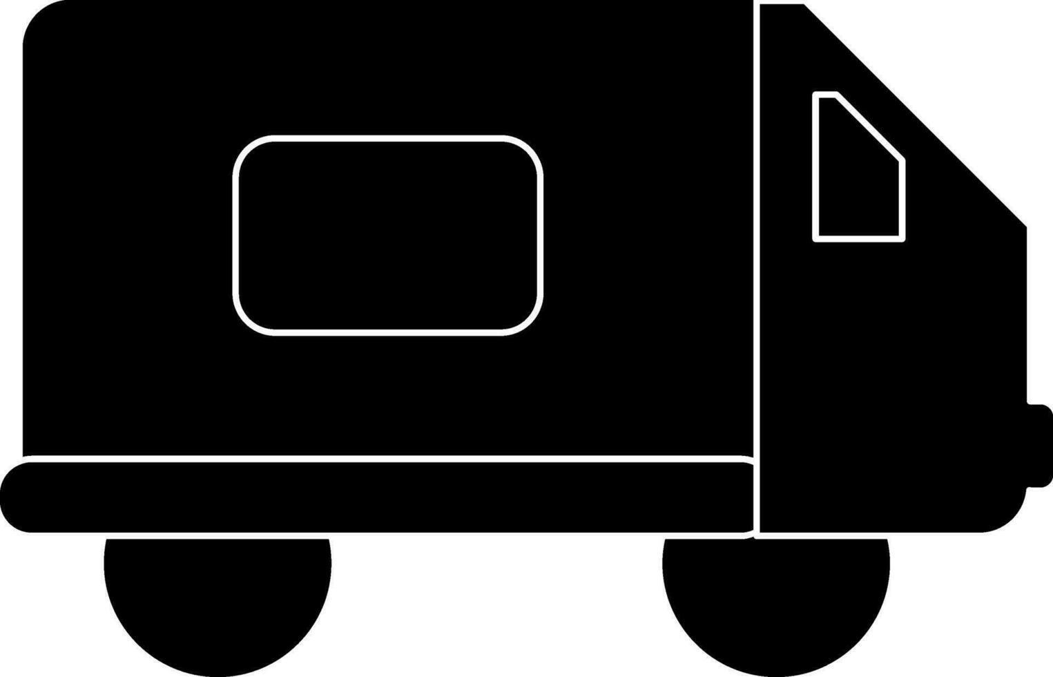 Black truck in flat style. 25078486 Vector Art at Vecteezy
