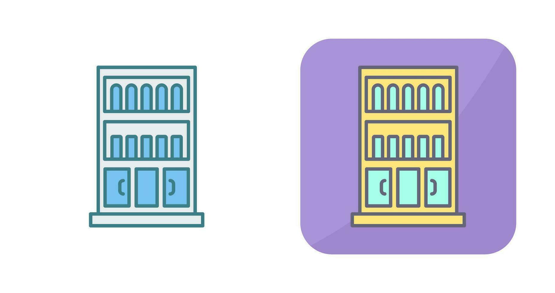 Book Shelf Vector Icon