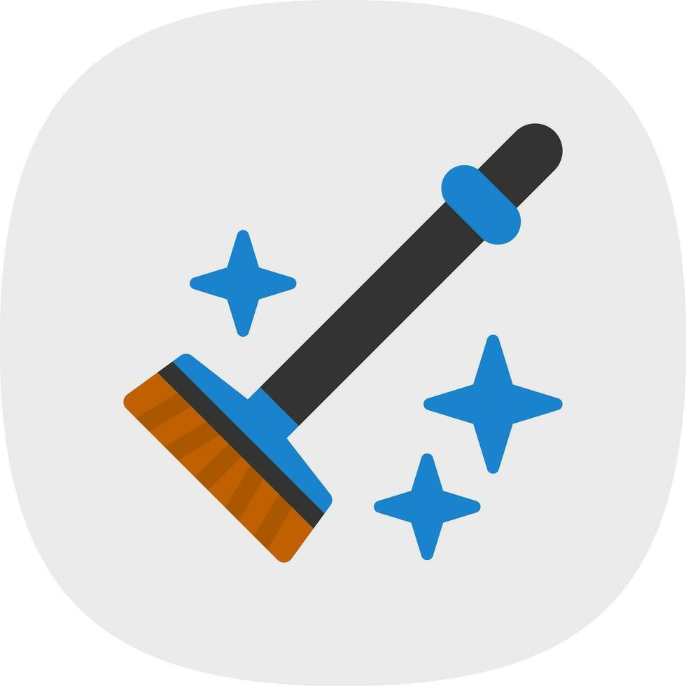 Broom Vector Icon Design