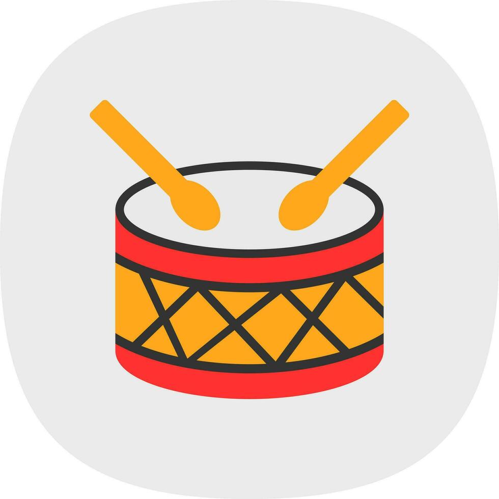 Drum Vector Icon Design