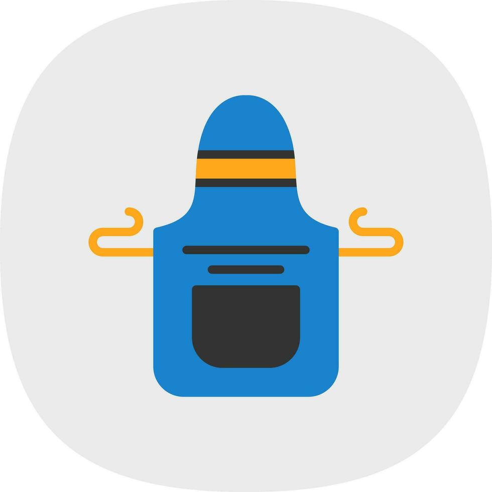 Apron Vector Icon Design