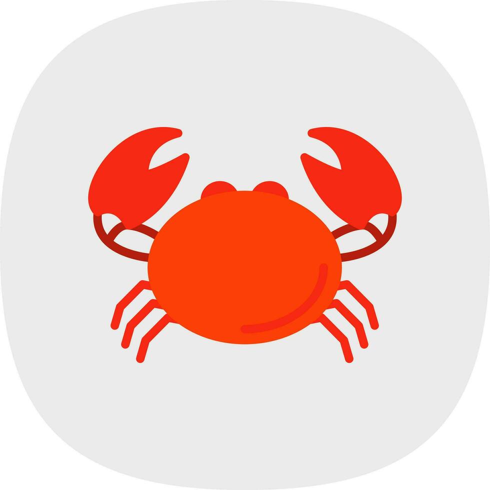 Crab Vector Icon Design