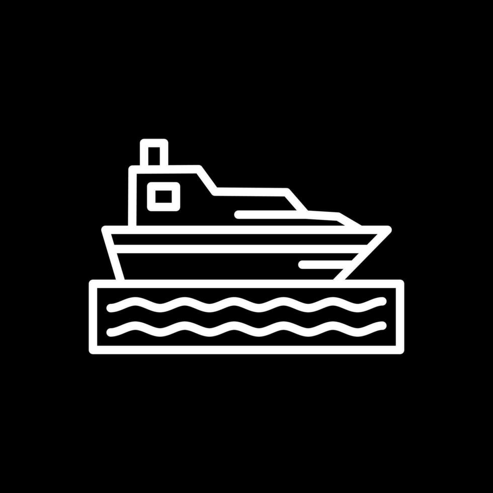 Boat Vector Icon Design