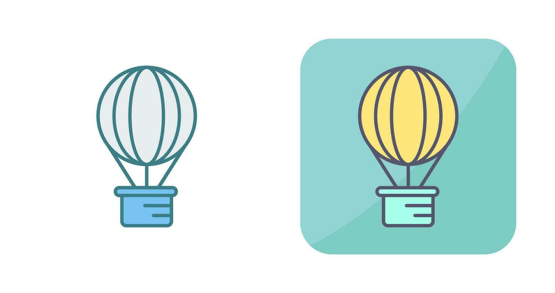 Hot Air Balloon Vector Icon