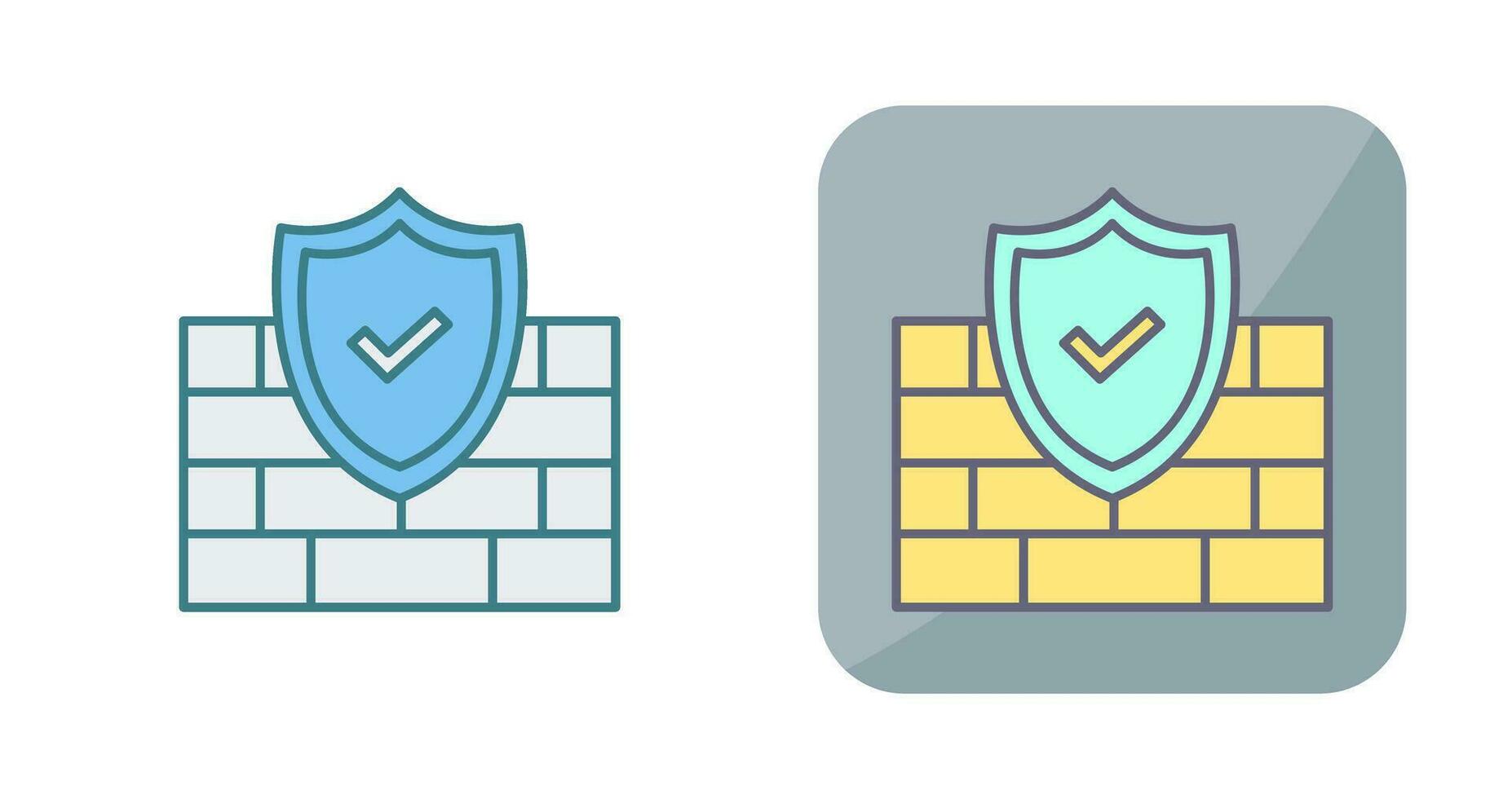 icono de vector de firewall