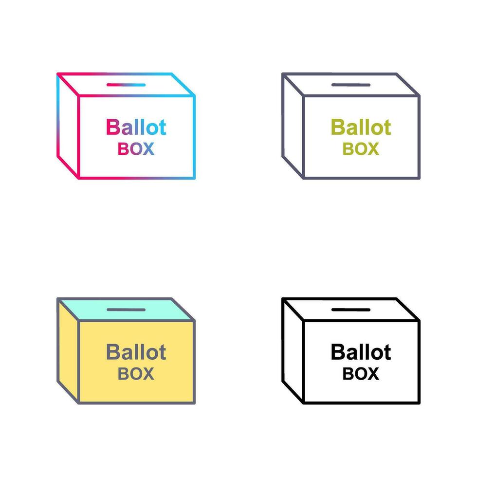 Ballot Box Vector Icon