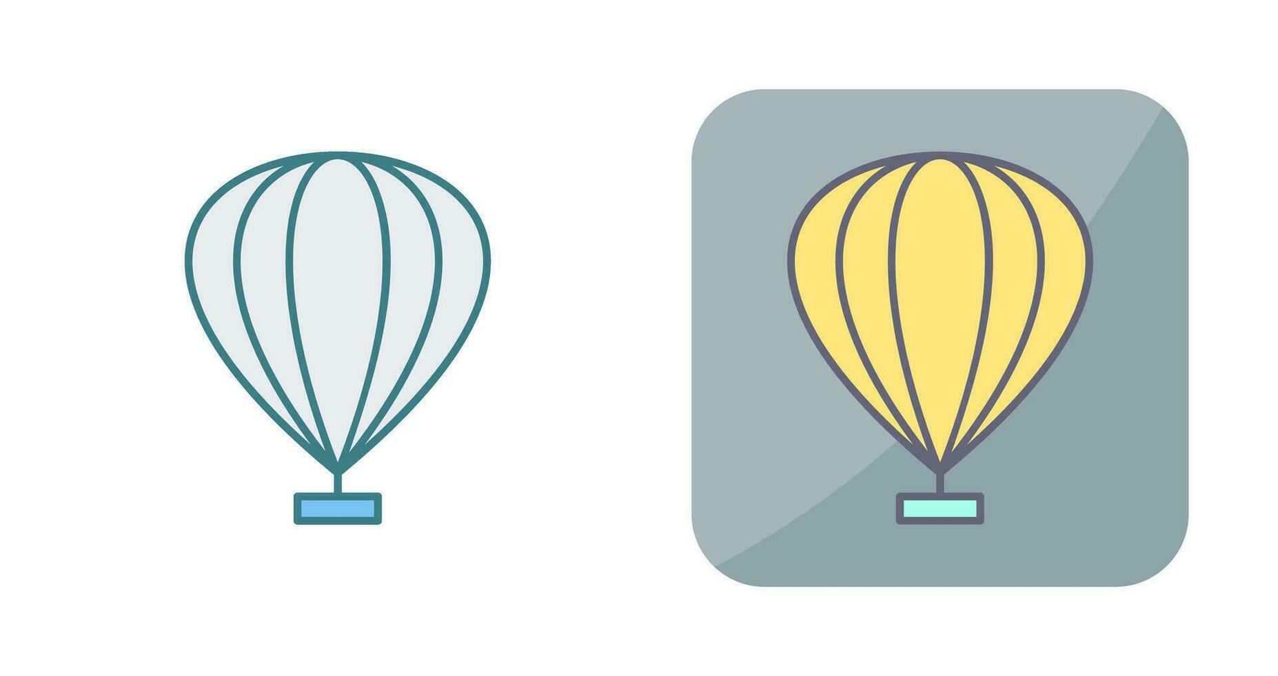 Hot Air Balloon Vector Icon