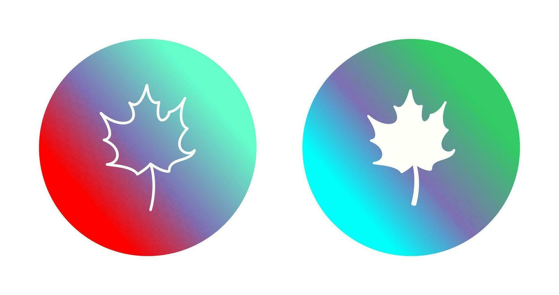 Autumn Leaf Vector Icon