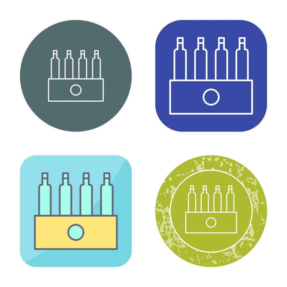 Unique Pack of Beers Vector Icon