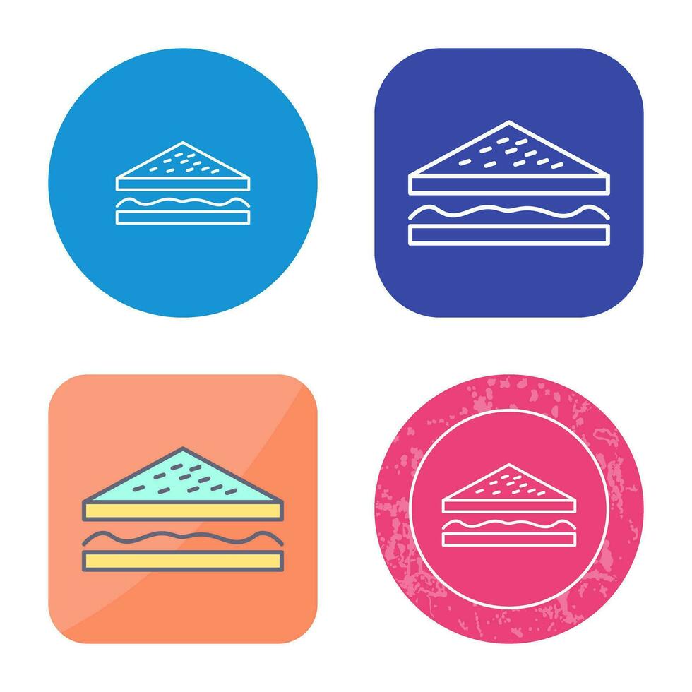 Unique Sandwich Vector Icon